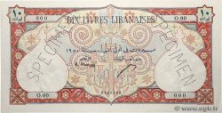 10 Livres Libanaises Spécimen LIBAN  1950 P.050s pr.NEUF