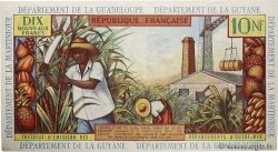 10 Nouveaux Francs FRENCH ANTILLES  1962 P.05a VZ