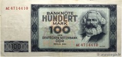 100 Mark ALLEMAGNE RÉPUBLIQUE DÉMOCRATIQUE  1964 P.26a