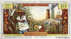 10 Francs FRENCH ANTILLES  1964 P.08b VZ+