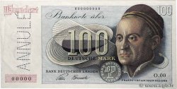 100 Deutsche Mark Spécimen GERMAN FEDERAL REPUBLIC  1948 P.15s
