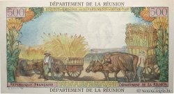 10 NF sur 500 Francs Pointe à Pitre REUNION  1971 P.54b UNC