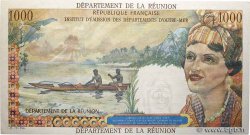 20 NF sur 1000 Francs Union Française ISOLA RIUNIONE  1971 P.55b q.FDC