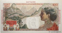 1 NF sur 100 Francs La Bourdonnais Spécimen FRENCH ANTILLES  1960 P.01s fST+