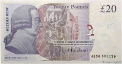 20 Pounds ENGLAND  2012 P.392b fST+