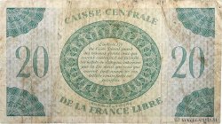 20 Francs SAINT PIERRE AND MIQUELON  1943 P.12 VG