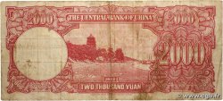 2000 Yuan CHINE  1942 P.0253 pr.TB