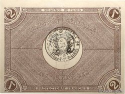 2 Francs TUNISIA  1918 P.37c AU