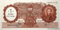 1 Peso sur 100 Pesos ARGENTINE  1969 P.282