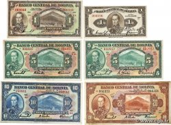 1 au 20 Bolivianos Lot BOLIVIE  1928 P.118a à P.122a