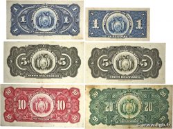 1 au 20 Bolivianos Lot BOLIVIE  1928 P.118a à P.122a TB à TTB