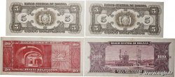 5, 20 et 100 Bolivianos Lot BOLIVIE  1945 P.138a, P.140 et P.147 SUP