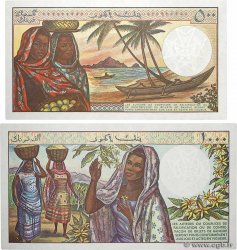 500 et 1000 Francs Lot COMOROS  1994 P.10b3 et P.11b2 UNC-