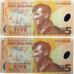 5 Dollars Lot NOUVELLE-ZÉLANDE  1999 P.185