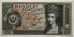 100 Schilling Spécimen AUSTRIA  1969 P.145s