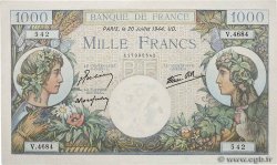 1000 Francs COMMERCE ET INDUSTRIE FRANCE  1944 F.39.12 AU