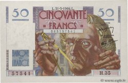 50 Francs LE VERRIER FRANCE  1946 F.20.05 AU