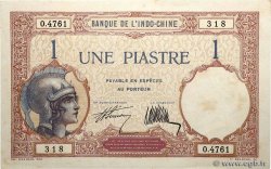 1 Piastre FRENCH INDOCHINA  1927 P.048b AU