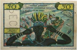 50 Francs Spécimen FRENCH WEST AFRICA  1956 P.45s XF
