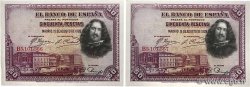 50 Pesetas Consécutifs SPAIN  1928 P.075b AU+