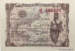 1 Peseta SPAIN  1945 P.128a UNC