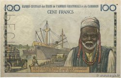 100 Francs Félix Éboué BCEAEC Spécimen KAMERUN  1961 A.145bS fST