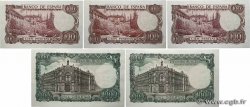 100 et 1000 Pesetas Lot SPANIEN  1970 P.152a et P.154 fST+