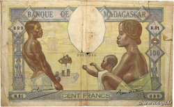 100 Francs MADAGASCAR  1937 P.040