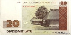 20 Latu LETTONIE  1992 P.45