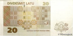 20 Latu LETTONIE  1992 P.45 TTB