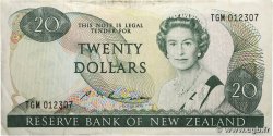 20 Dollars Petit numéro NOUVELLE-ZÉLANDE  1985 P.173b