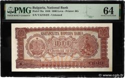 1000 Leva BULGARIA  1948 P.078a UNC-