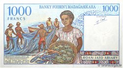 1000 Francs - 200 Ariary MADAGASCAR  1994 P.076b NEUF