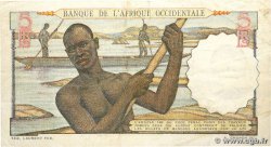 5 Francs AFRIQUE OCCIDENTALE FRANÇAISE (1895-1958)  1953 P.36 TTB