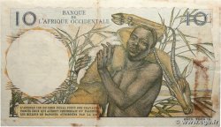10 Francs AFRIQUE OCCIDENTALE FRANÇAISE (1895-1958)  1954 P.37 TTB