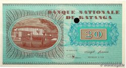 20 Francs Annulé KATANGA  1960 P.06a pr.NEUF