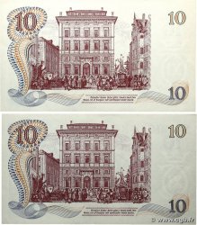 10 Kronor Lot SUÈDE  1968 P.56a SPL