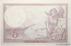 5 Francs FEMME CASQUÉE modifié FRANCE  1939 F.04.11 SPL