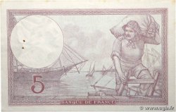 5 Francs FEMME CASQUÉE modifié FRANCE  1940 F.04.16 SUP