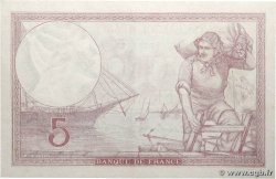 5 Francs FEMME CASQUÉE modifié FRANCE  1939 F.04.12 SPL