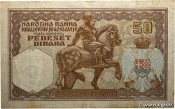 50 Dinara YOUGOSLAVIE  1931 P.028 TB