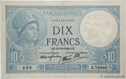 10 Francs MINERVE modifié FRANCE  1940 F.07.16