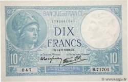 10 Francs MINERVE modifié FRANCE  1939 F.07.07