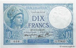 10 Francs MINERVE modifié FRANCE  1940 F.07.17