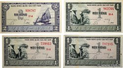 1 et 2 Dong Lot VIET NAM SUD  1955 P.11a et P.12a