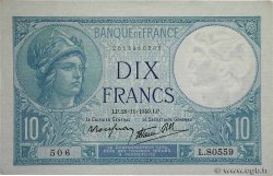10 Francs MINERVE modifié FRANCE  1940 F.07.22
