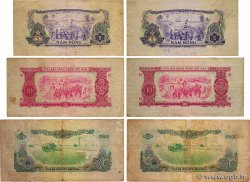 5 au 50 Dong Lot VIET NAM SUD  1966 P.42a au P.44a B+