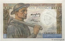 10 Francs MINEUR FRANCE  1947 F.08.18