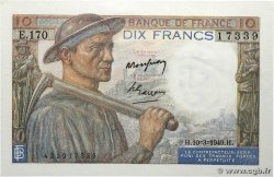 10 Francs MINEUR FRANCE  1949 F.08.20