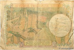 5 Francs type 1941 AFRIQUE ÉQUATORIALE FRANÇAISE Brazzaville 1942 A.114a B+